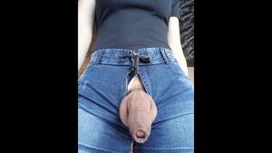 huge soft cock jeans - Shemale Sabrina Fernandes Showing her Big Soft Dick - Pornhub.com
