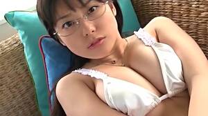 japanese sexy nerd in glasses - Full lingerie set worn by a beautiful Japanese nerd - Sex video on Tube Wolf