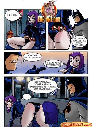 Lesbian Cartoon Porn Batman - Cartoon Porn Comics - Batman fucks Raven's tight little asshole - 22 Pics |  Hentai City