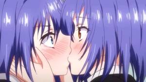 Anime Lesbian Twin - Anime Hentai Threesome With 2 Sisters In Class - FAPCAT