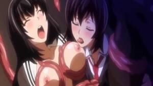 Anime Lesbian Tentacle Porn - Anime hentai lesbian maid humilation in class with tentacles - eHentai