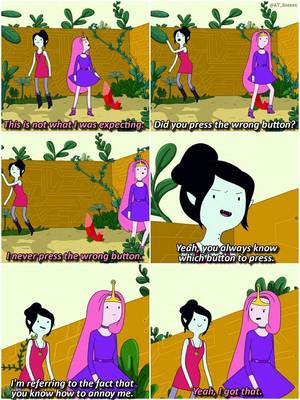 Emerald Princess Adventure Time Porn - Marceline and Bonnibel. Love this ep so much where they find betty in Ice  Kings mind where Simon's existence resides
