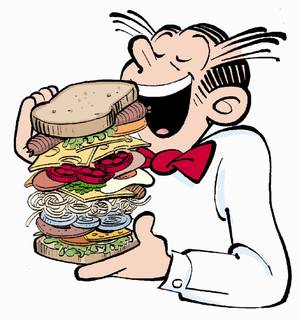 Dagwood & Blondie Porn - For Dean Young, the idea of opening a sandwich shop that would epitomize  the culinary mastery of his legendary sandwich champion, Dagwood Bumstead,  ...