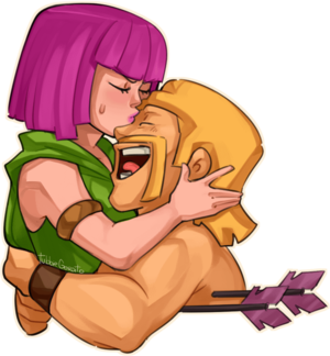 Barbarian King Porn - FanArt - Love is still in the air - Art by TubbieGordito : r/ClashOfClans