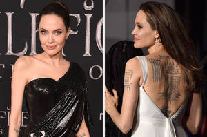 Fucking Angelina Jolie Xxx - Angelina Jolie Has Two New Mystery Tattoos