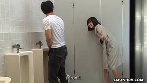 asian public bathroom - Brainwashed Oriental Nymph Hunts For Cocks In The Outdoor Toilet -  Pisshamster.com