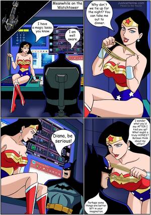Batman Superman Wonder Woman Justice League Porn - Couples of Kleenex: Wonder Dame, Batman and Superman prove that they are  powerful and ultra-kinky enough to plow all teh time! â€“ Justice League  Hentai