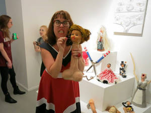 Goyette Lobster Porn - OK, one moreâ€¦.Here she is sticking pins into a voodoo dildo doll. Honestly,  why did they have to make psychoanalysis so expensive?