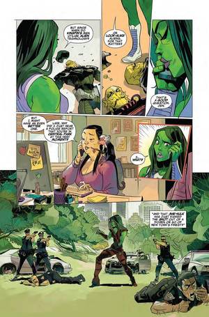 Gamora And She Hulk Porn - Guardians Team-Up #4 interior art - She-Hulk and Gamora by Otto