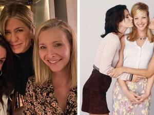 Courteney Cox Jennifer Aniston - Jennifer Aniston and Courteney Cox Celebrate Lisa Kudrow With Throwback  Photos