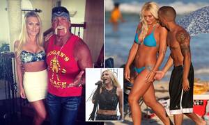 Does Brooke Hogan Porn - Hulk Hogan's daughter defends father after he was fired by WWE for racist  rant | Daily Mail Online