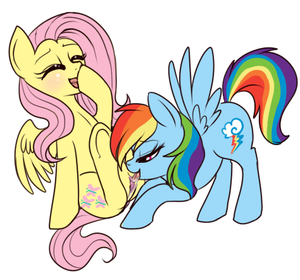 Fluttershy And Rainbow Dash Pet Porn - 342273 - explicit, artist:lulubell, fluttershy, rainbow dash, pegasus,  pony, g4, butt, cunnilingus, cute, cute porn, female, lesbian, nudity,  plot, ship:flutterdash, simple background, tickling, vulva, white  background - Derpibooru