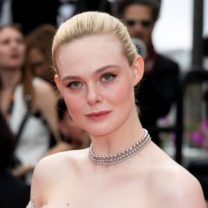 Elle Fanning Porn - Elle Fanning's nipple pasty dress wows Cannes Film Festival