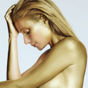 Gwyneth Paltrow Porn - Gwyneth Paltrow Poses Nude in Gold Body Paint for 50th Birthday