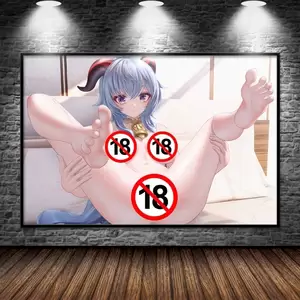 Naked Anime Girls Pussy - Anime Nude Pussy Genshin Ganyu Sexy Girl Modern Art Wall Painting Canvas  Posters and Prints Decoration For Home Room Decor - AliExpress