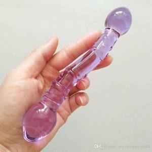 Gross Dildo Porn - New Glass Sex Toy Purple Crystal G-spot Stimulater Vagina Massager Anal  Plug Women Double Glass Dildo Sextoy Porn Products Glass Sex Aid Crystal  Sex ...