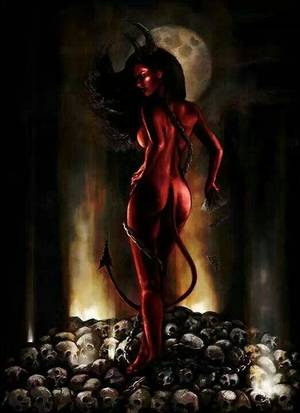 Gothic Art Fantasy Monster Porn - She Devil