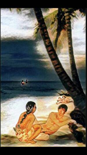 nude beach girls blowjob - Blowjob Mixed Media by Jacob Mens - Fine Art America