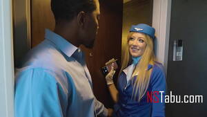 interracial hostess - Blonde Air Hostess Fucks Random Black Dude In A Motel - XVIDEOS.COM