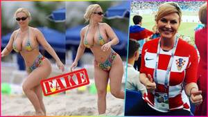 croatian nudist - Croatia President Kolinda Grabar-KitaroviÄ‡ Hot Bikini Pictures Are FAKE, It  Is Sexy American Model Coco Austin Running on the Beach! | ðŸ‘ LatestLY