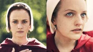 Alexis Bledel - Elisabeth Moss and Alexis Bledel Talk About Their Characters in The  Handmaid's Tale Show | Marie Claire