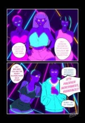 Gravity Falls Candy Lesbian - Neon Party (Gravity Falls) [Banjabu] Porn Comic - AllPornComic