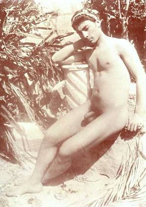 German 19th Century Gay Porn - Photographed in the final years of the 19th century, by Guglielmo PlÃ¼schow,  a solemn