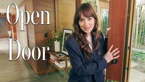 Debby Ryan Porn Captions Sex - Watch Inside Dakota Johnson's Serene Hollywood Home | Open Door |  Architectural Digest