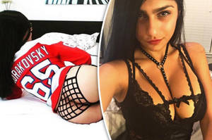 hot black porn stars captions - Porn star Mia Khalifa reveals Twitter confession after shaming NFL star  Chad Kelly | Daily Star