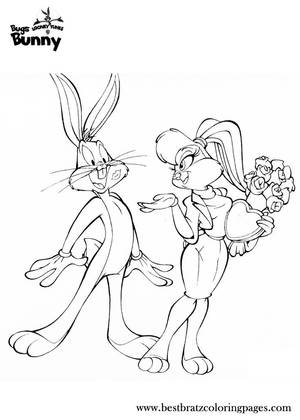 Lola Bunny Fucking Bull - Bugs Bunny Coloring Pages