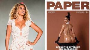 Beyonce Celebrity Porn - Imagined Celebrity Connections: How BeyoncÃ© Responded to Kim Kardashian's  Paper Magazine Cover | Vanity Fair