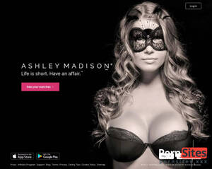 Ashley Madison Xxx - Ashley Madison (ashleyrnadison.com) & 4 Similar Dating Sites | PornSites.xxx