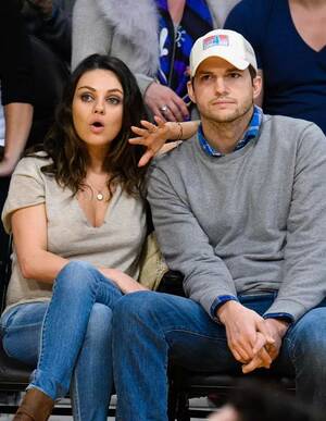 Mila Kunis Porn - Ashton Kutcher convinced he caught wife Mila Kunis watching 'porn' in  middle of night - Daily Star