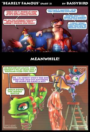 Banjo Tooie Porn - e621 after_sex anthro armpit_hair ass_up avian balls banjo-kazooie banjo_( banjo-kazooie)