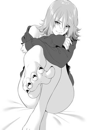 black and white anime xxx - Showing her black toenails (Futamine Kobito) [ORIGINAL] free hentai porno,  xxx comics, rule34 nude art at HentaiLib.net