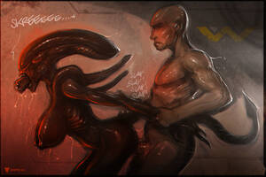 Human Xenomorph Porn - Rule34 - If it exists, there is porn of it / neurodyne, xenomorph / 1325578
