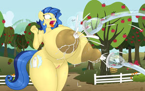 mlp anthro huge lactating tits - absurd_res anjuneko anthro areola badgerben big_breasts breasts earth_pony  equine erect_nipples fan_character female hi_res horse huge_breasts  huge_nipples