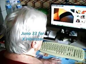 Granny Computer Porn - Granny at her desk watcking X - anybunny.com