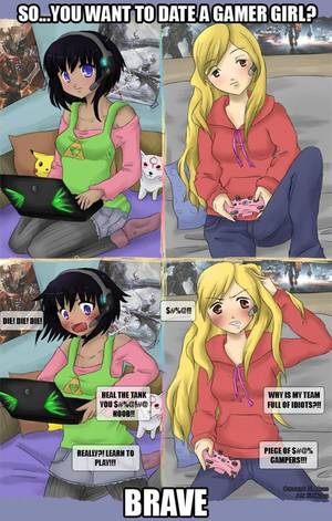 Cute Anime Gamer Girl Porn - Do You Want To Date A Gamer Girl