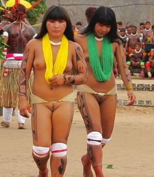 Brazilian Tribal Women Porn - Xingu Girl Nude - 29 photos