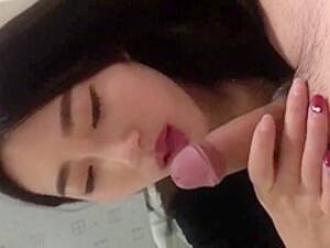 Asian Her First Blowjob - My chinese girlfriend experiencing her first blowjob - PornZog Free Porn  Clips