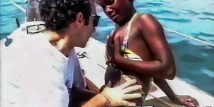interracial beach babes - Black Bikini Babe Public Interracial Banging On A Boat And Beach HD SEX Porn  Video 5:01
