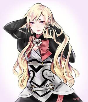 Fire Emblem Fates Elise Porn - Drew Elise with her hair down & Forrest with straight hair! : r/fireemblem