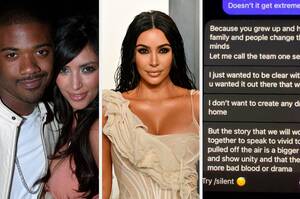 Kim Home Porn - Ray J Leaks Kim Kardashian Messages In Sex Tape Rant