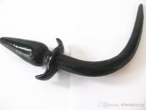 Anal Sex Toys Tails - ... Dog Animal Tail Anal Plug Butt Plunger Sex Games BDSM Slave Cospaly  Play Gear Adult Sex