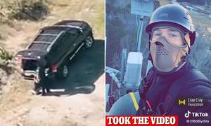 Jenny Mccarthy Blowjob Porn - Georgia cop with history of misconduct quits after being caught on video  getting blowjob in uniform | Daily Mail Online