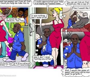 midget porn cartoon - The Black Midget and The White Housewife | Erofus - Sex and Porn Comics