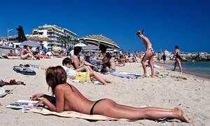 clothing free beach voyeur - Is the decline in topless sunbathing a backward step for feminism? | AgnÃ¨s  Poirier and Zoe Margolis | The Guardian