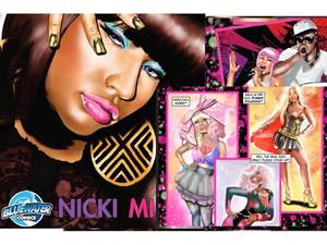 Celebrity Porn Comic Book - Writer Michael Troy tells the story of hip-hop artist Nicki Minaj in a comic  book for Bluewater Comics.