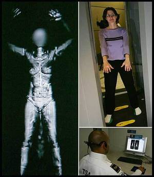 Invasive Strip Search Porn - A computer monitor viewed by a Transportation Security Administration TSA  officer reveals details of the body of a fully-clothed employee of L3 ...